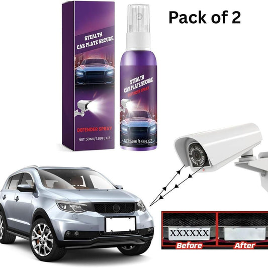 Invisible License Number Plate Spray (Pack of 2)